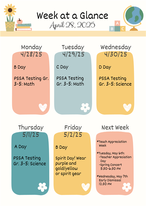 Week at a Glance